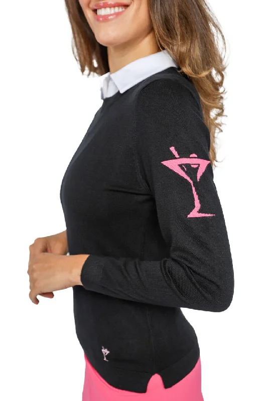 Today’s Special Black Martini Crewneck Sweater