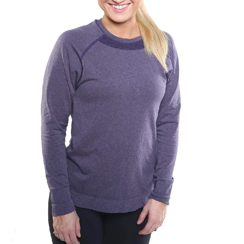Super Bargain Circulation Infrared Crew Neck Long Sleeve Shirt Women