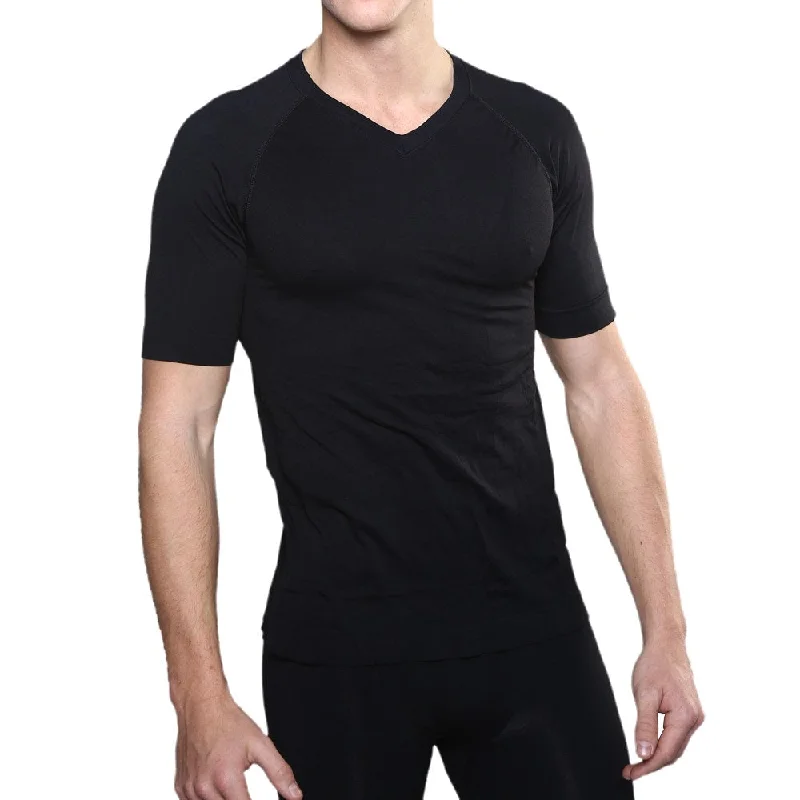 Quick Sale Circulation V-Neck Infrared T-Shirt For Men - Perfect Undershirt