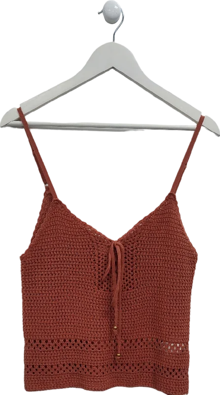 Online Exclusive cotton on Orange Crochet Cami UK S