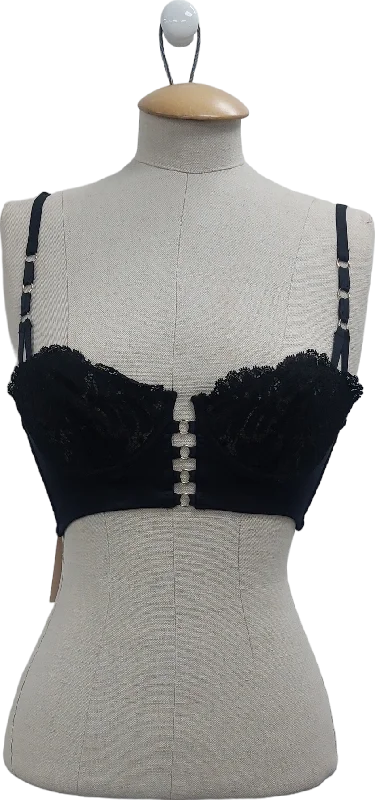 Exclusive Deal Livy Black Mabourg Wire Bra UK 32C