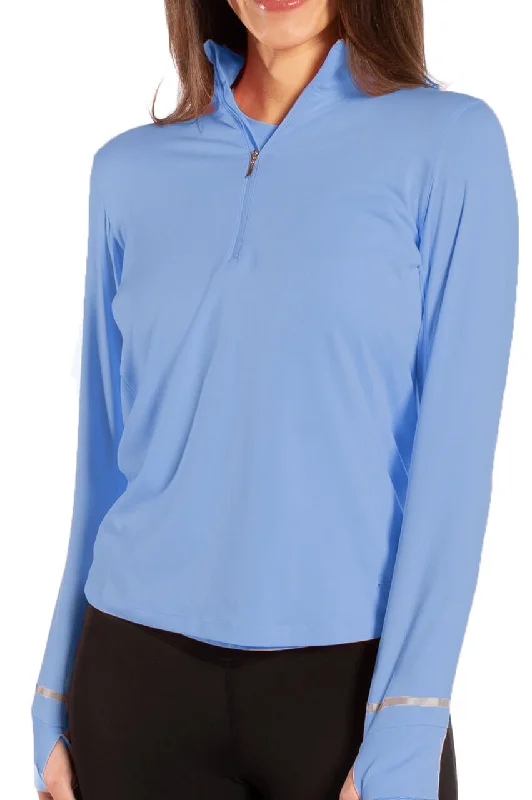 Flash Sale Zoo Blue Fabulous Mock Pullover