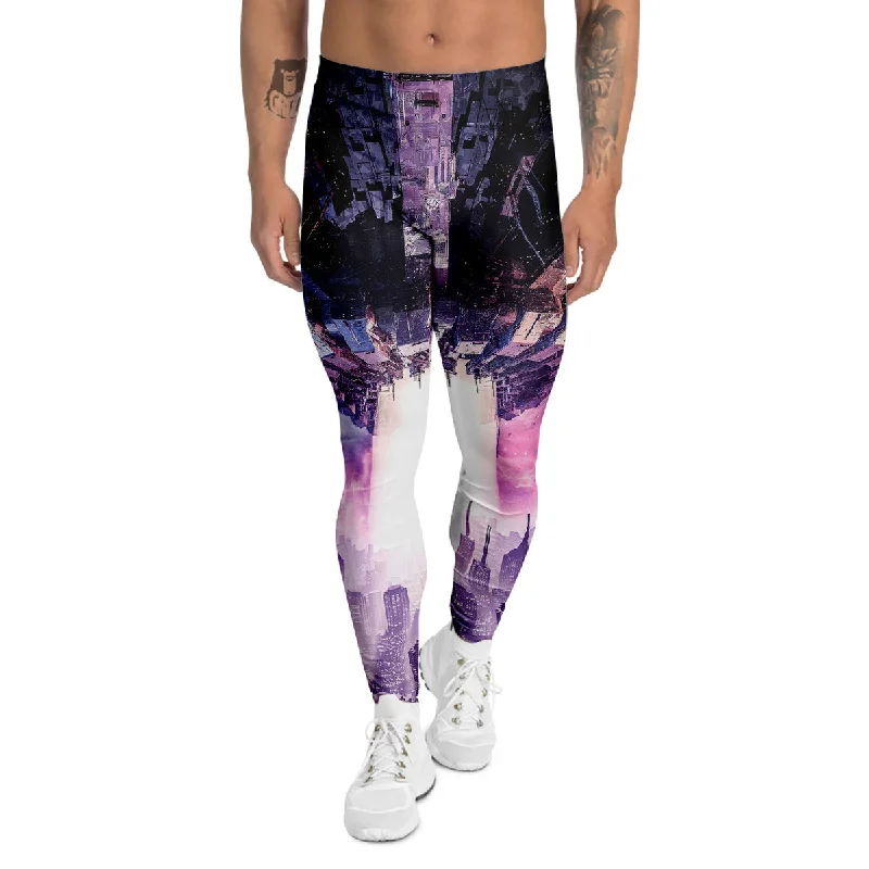 One-DAY Sale Alien Invasion Print Men's Leggings