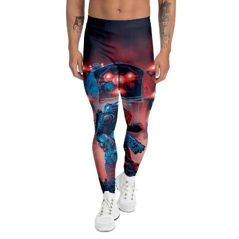 Don't Miss Alien Robot In the battlefield Men's Leggings