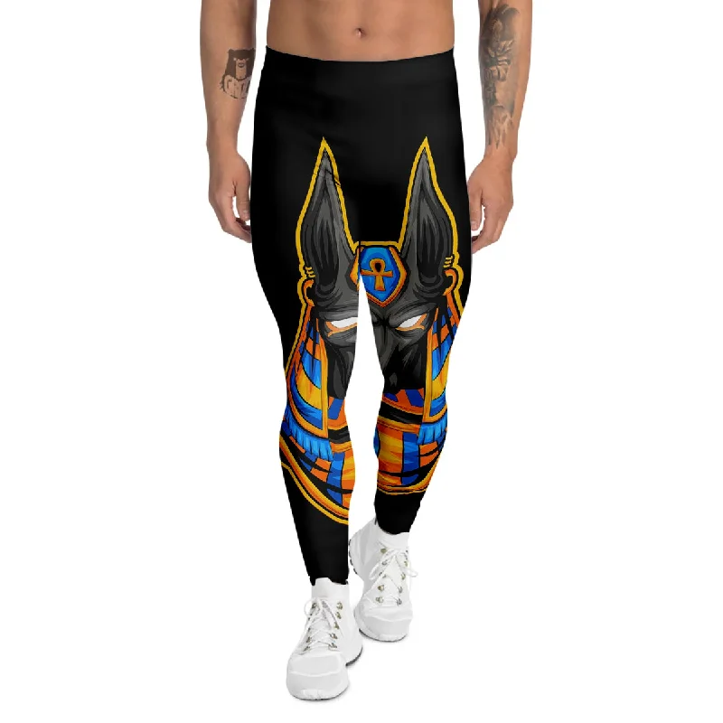 Bonus Savings Anubis God Print Men's Leggings