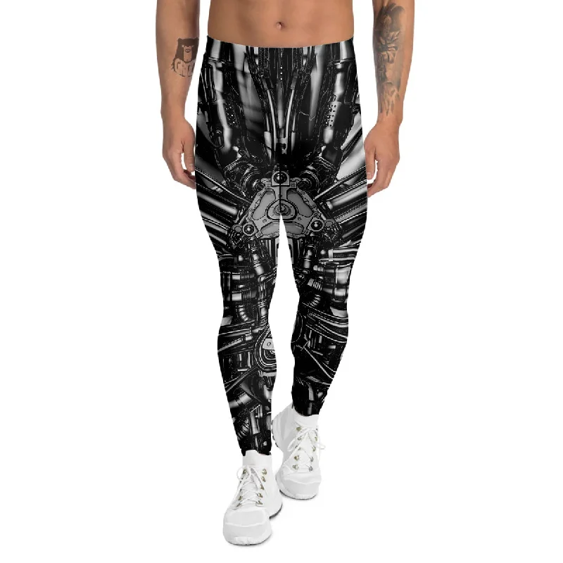 Blowout Sale Core Of The Machine Print Men's Leggings