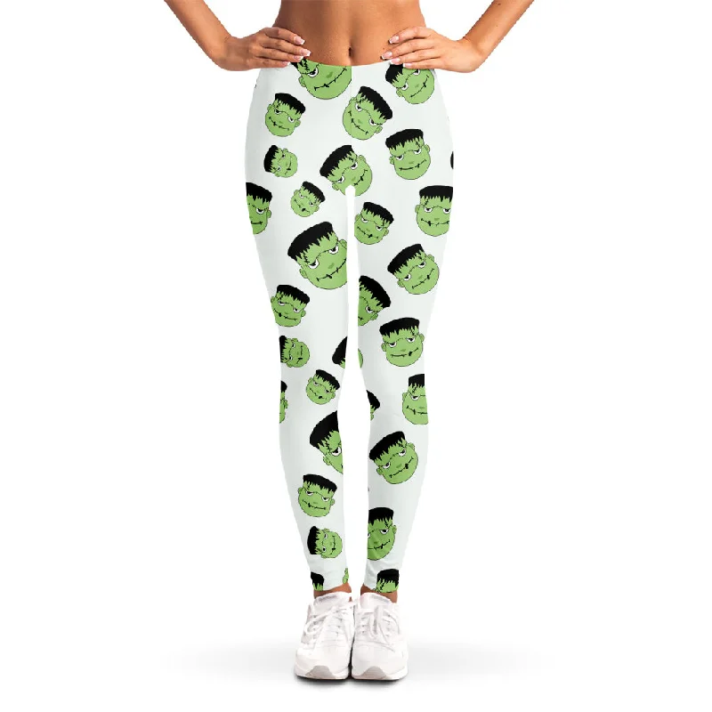 Fantastic Offers Halloween Frankenstein Pattern Print Women's Leggings