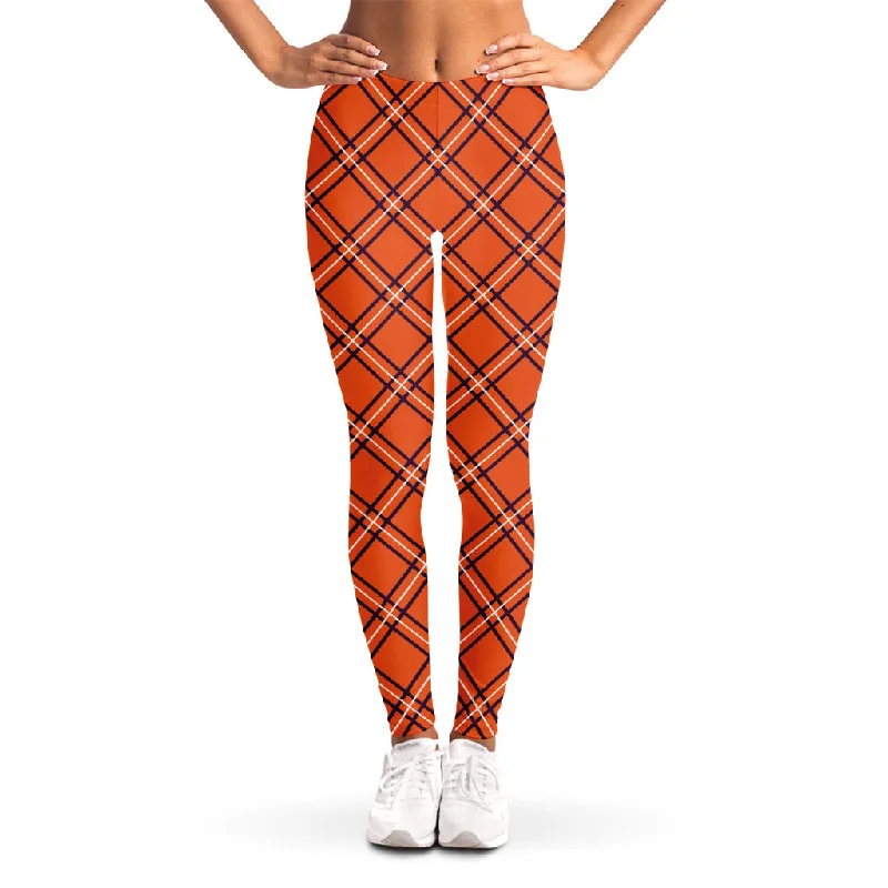 Loyalty Reward Halloween Plaid Pattern Print Women's Leggings