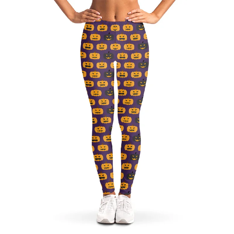 Sneak Peek Sale Halloween Pumpkin Pattern Print Women's Leggings