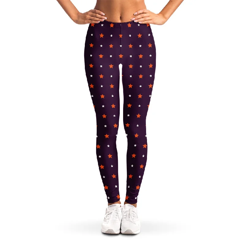 Today Only Halloween Stars Pattern Print Women's Leggings