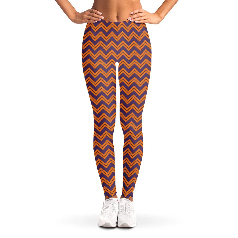 Buy Now Halloween Zigzag Pattern Print Women's Leggings