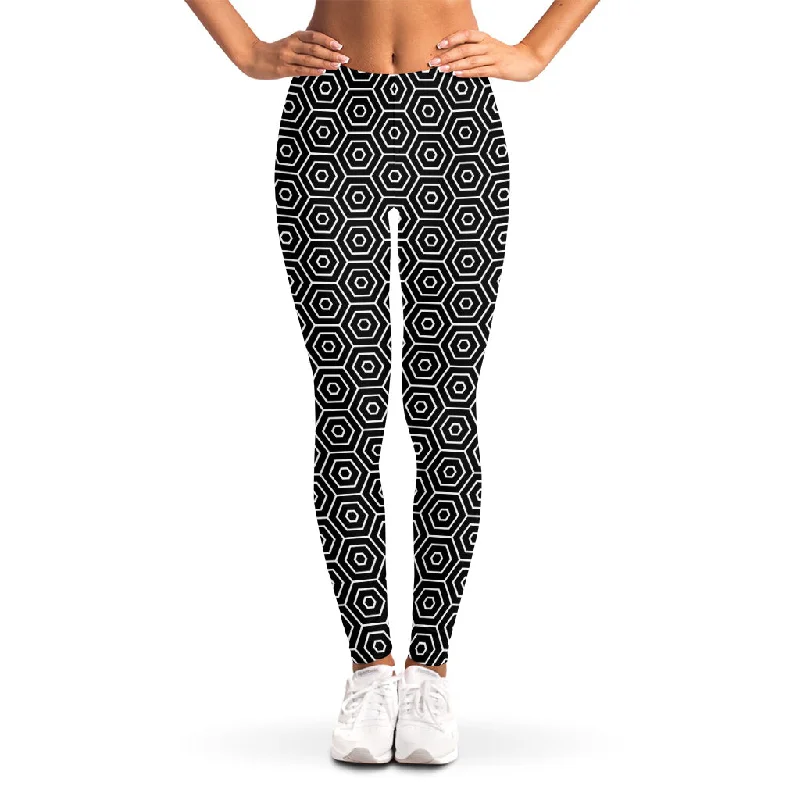 Mega Deal Hexagon Geometric Pattern Print Women's Leggings