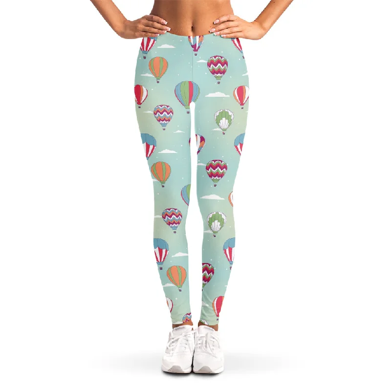 Super Bargain Hot Air Balloon Pattern Print Women's Leggings