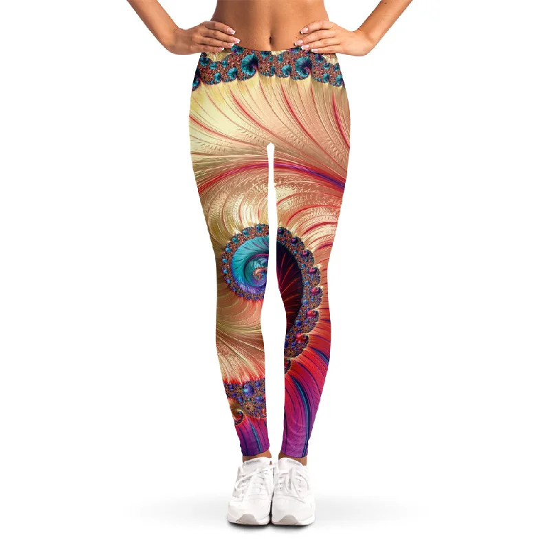 Deal Explosion Infinite Fractal Print Women's Leggings