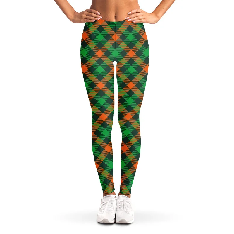 While Supplies Last Irish Saint Patrick's Day Plaid Print Women's Leggings