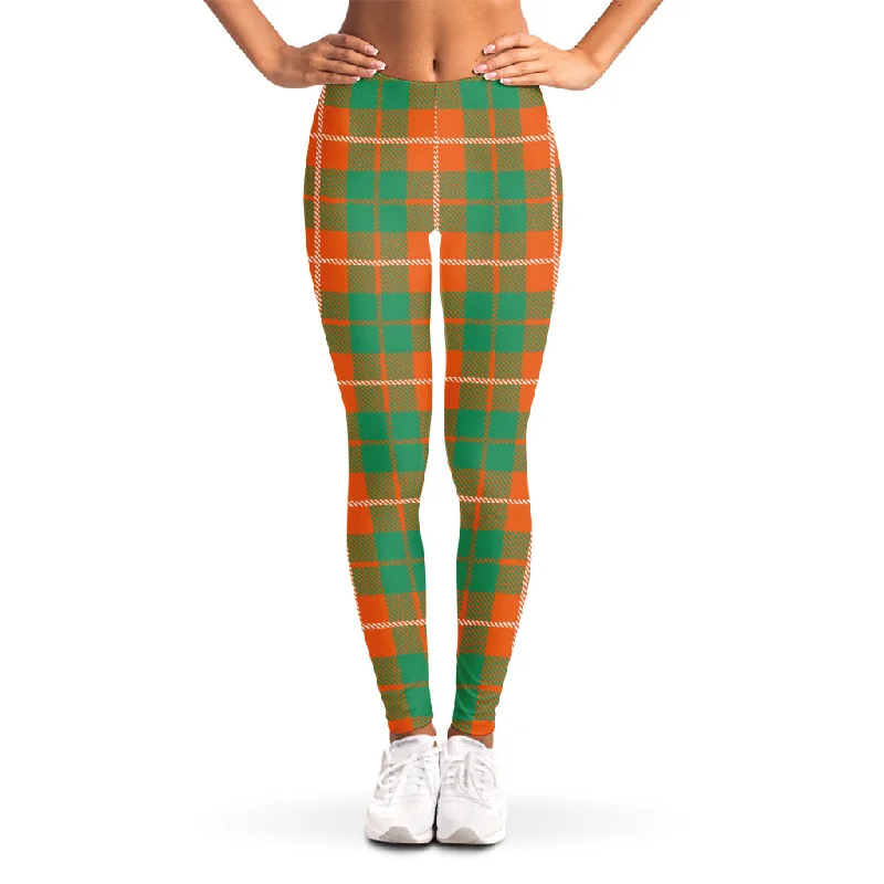Members Only Irish Saint Patrick's Day Tartan Print Women's Leggings