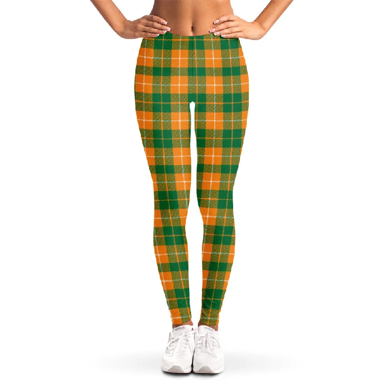 Unmissable Offer Irish Themed Plaid Pattern Print Women's Leggings