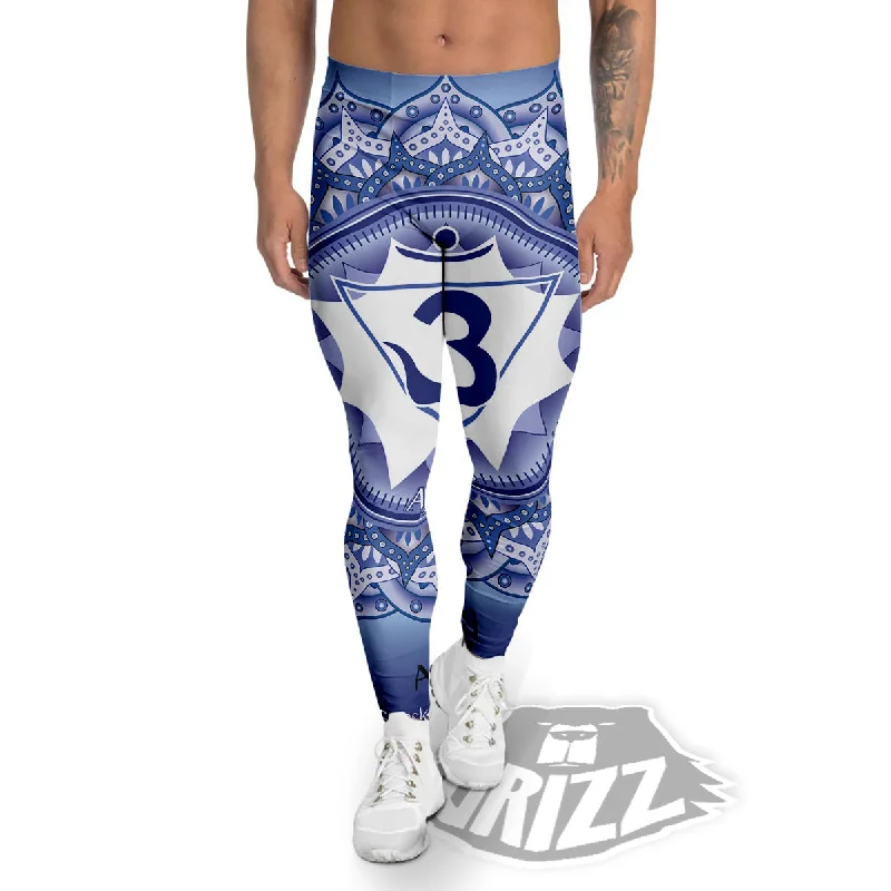 Price Reduction Spiritual Ajna Chakra Print Men's Leggings