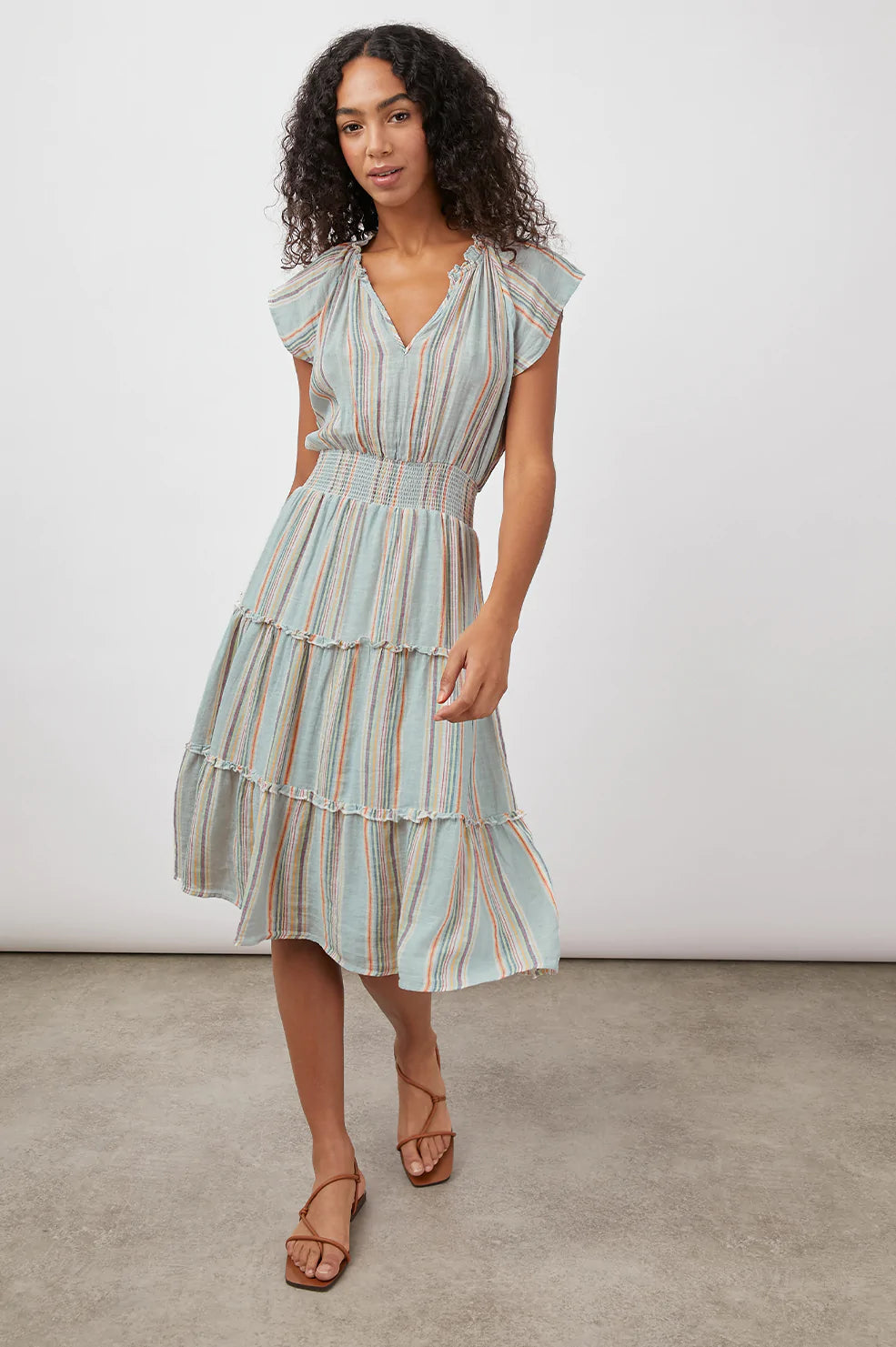 Factory Direct Sale AMELLIA DRESS - SAG HARBOUR STRIPE
