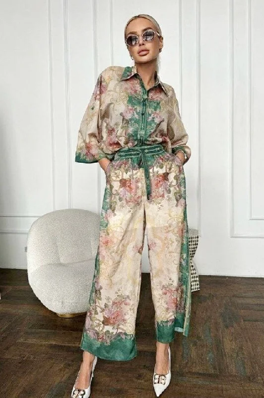 Act Fast Analissa Shirt & Trousers Matching Set
