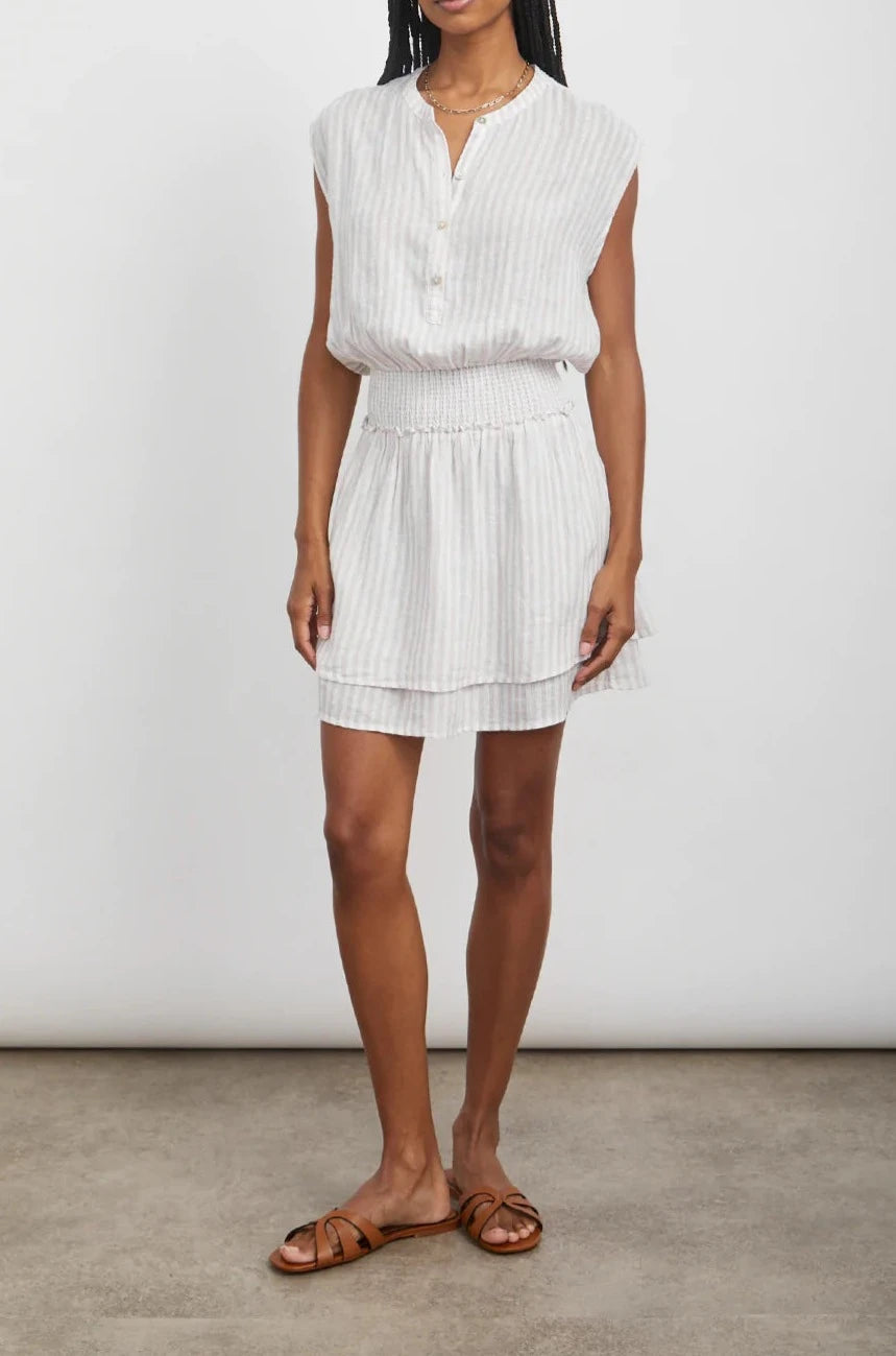 Closeout ANGELINA DRESS - DUNE STRIPE