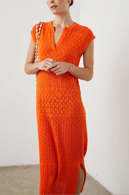 Stock Clearance ASHLEY DRESS - ARANCIONE
