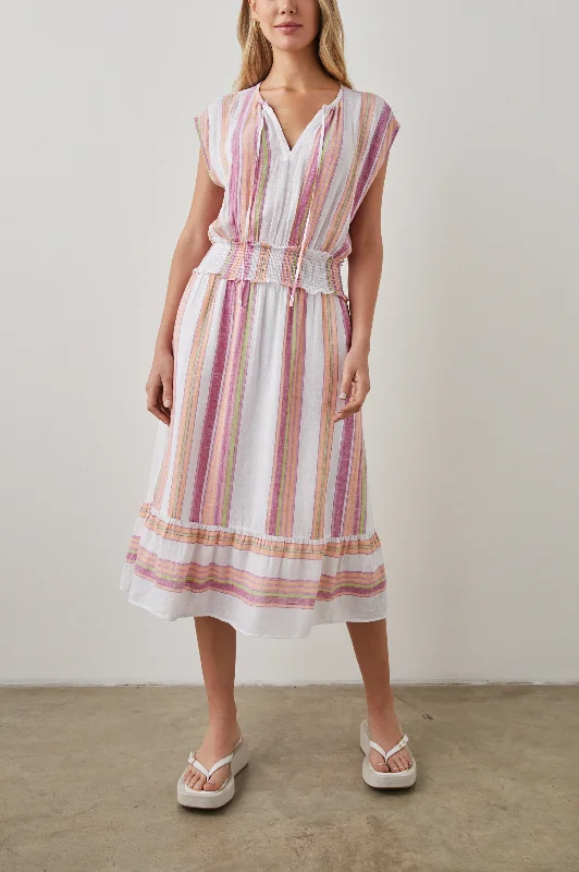Buy Now ASHLYN DRESS - HIBISCUS STRIPE