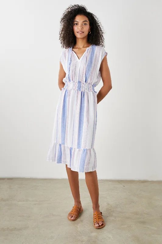 Season Finale Sale ASHLYN DRESS - MARINI STRIPE