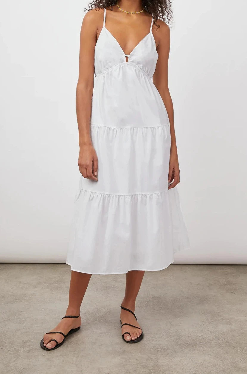 New Markdowns AVRIL DRESS - BRIGHT WHITE