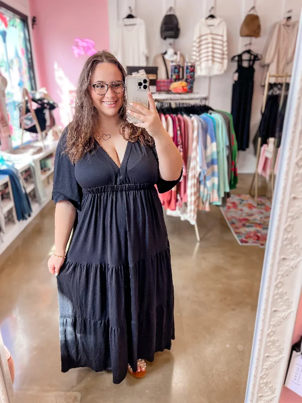 The Best Prices Black Backless Maxi