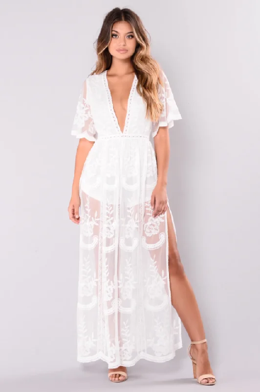 Great Deals Boho Lace Maxi Dress
