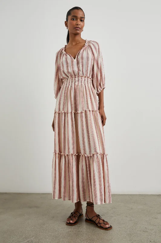 New Markdowns CATERINE DRESS - CAMINO STRIPE