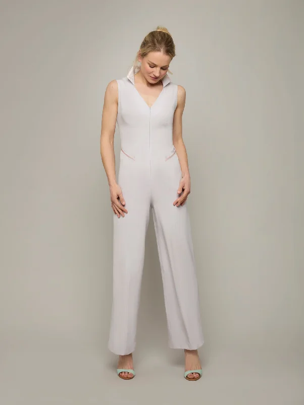 Holiday Sale STEEPLE | Tuxedo Sleeveless Jumpsuit