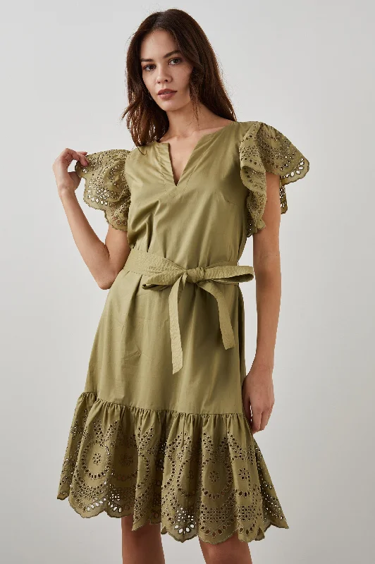 Buy More, Save More DARLENE DRESS - CANTEEN EYELET