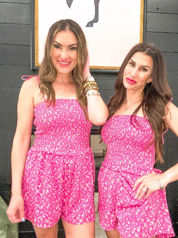 Deal Mania Everything & More Pink.. Floral Romper