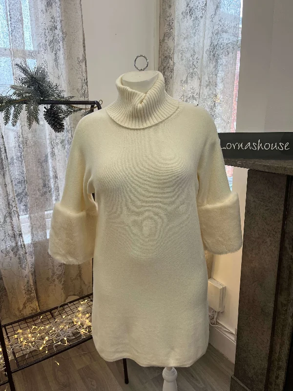 Special Promotion Faux Fur Jumper Dress