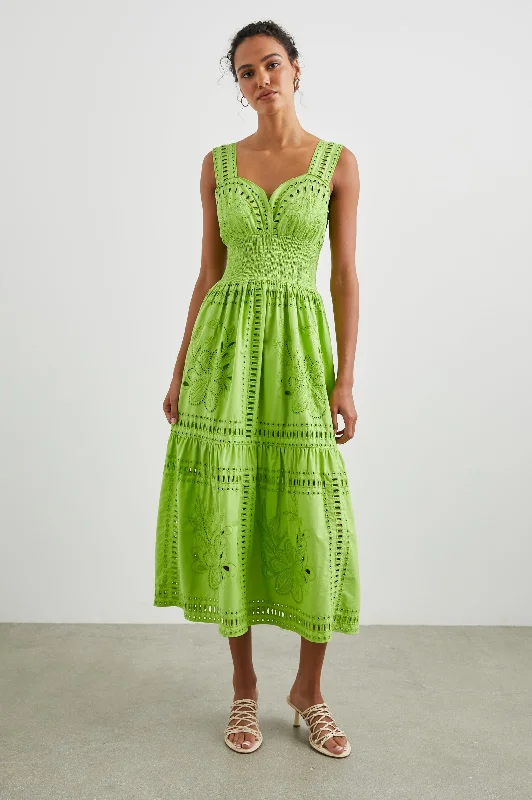 Clearance Sale FAWN DRESS - ISLAND GREEN