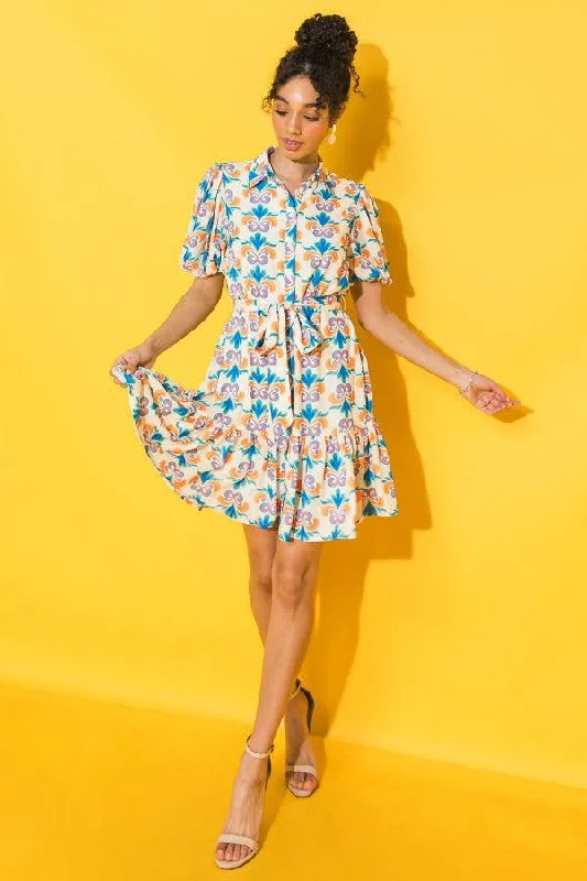 Year-End Sale Restless Weekend Tie Waist Dress