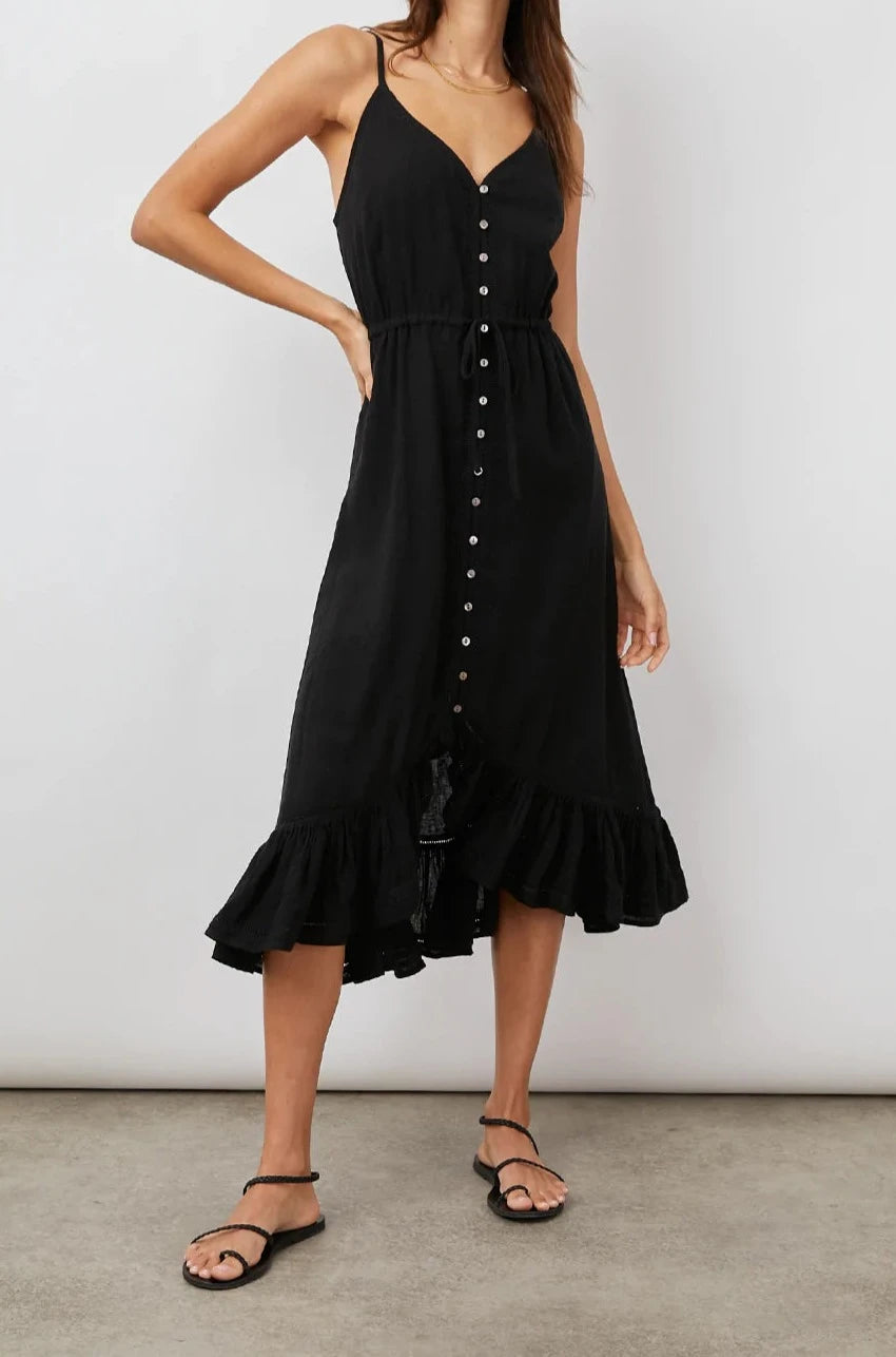 Clearance Items FRIDA DRESS - BLACK LACE DETAIL