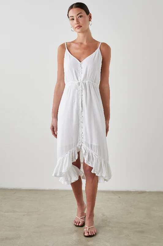 Crazy Savings FRIDA DRESS - WHITE
