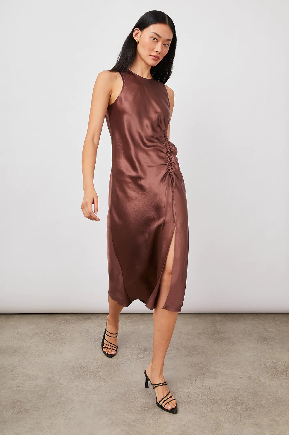Stock Clearance GABRIELLA DRESS - NUTMEG