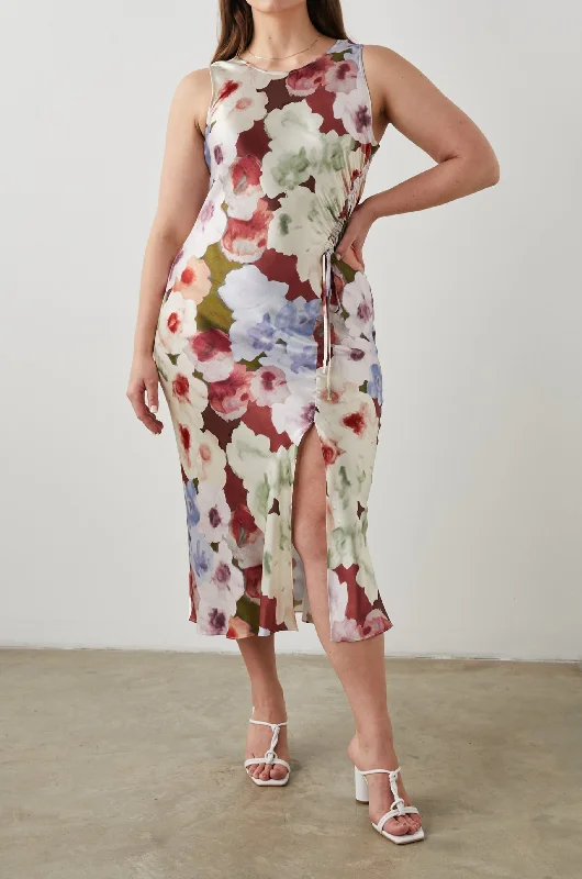 Deal Mania GABRIELLA DRESS - PAINTED ROSE