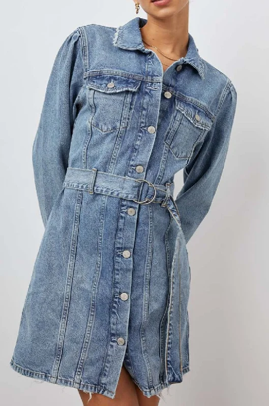 Special Offer GRIFFITH DRESS - INDIGO CHARM