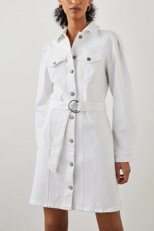 Early Access GRIFFITH DRESS - SALT WHITE
