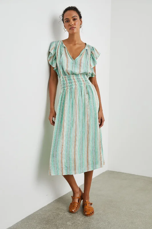 Early Bird Discount IONA DRESS - SEAVIEW STRIPE