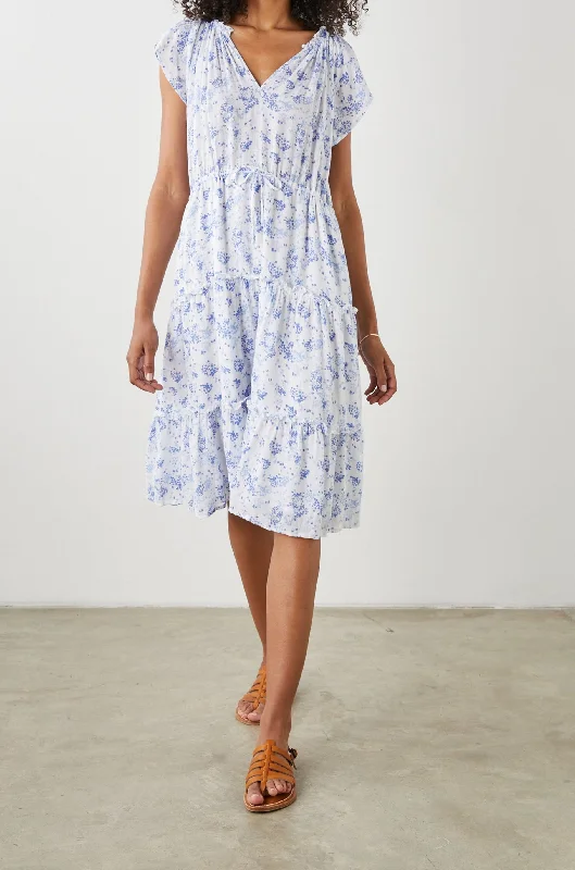 Midnight Sale JUNI DRESS - BLUE BLOSSOMS