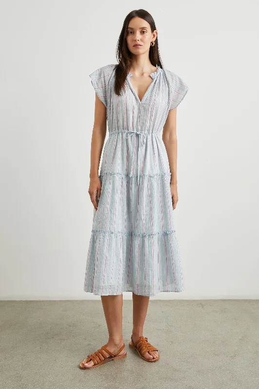 Mega Sale JUNI DRESS - PLACID STRIPE