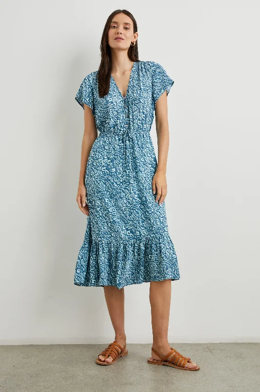 Epic Deals KIKI DRESS - BLUE HAVANA