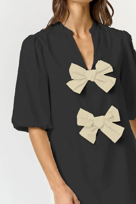 Loyalty Reward Lilly Bow Detail Mini Dress/Tunic