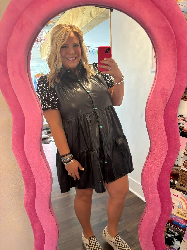 Hurry In LIGHTS OUT DRESS